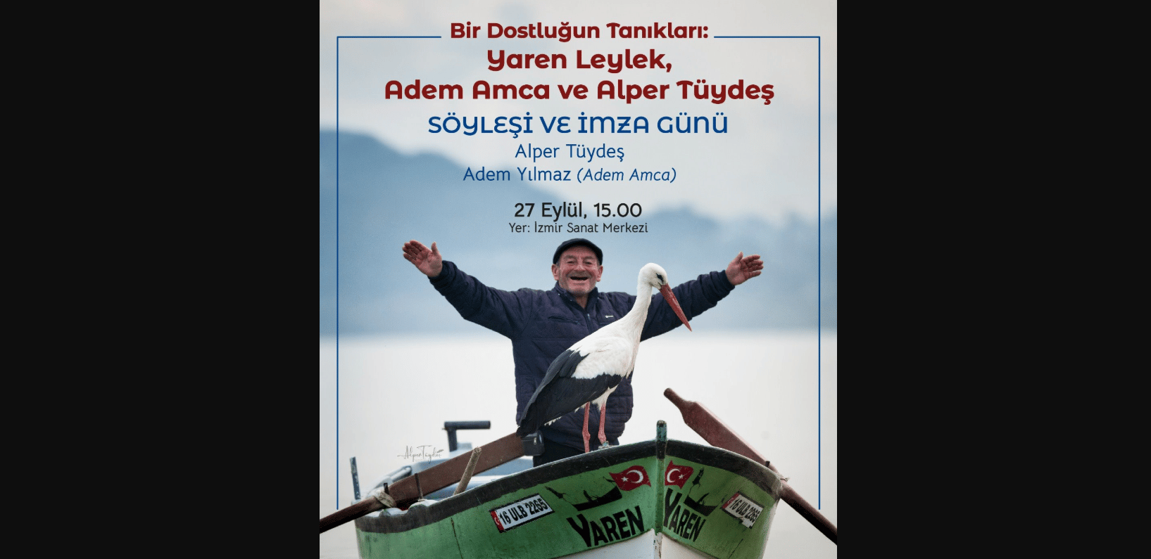Yaren Leylek ve Adem amcanın dostluğu İzmir Sanat’ta