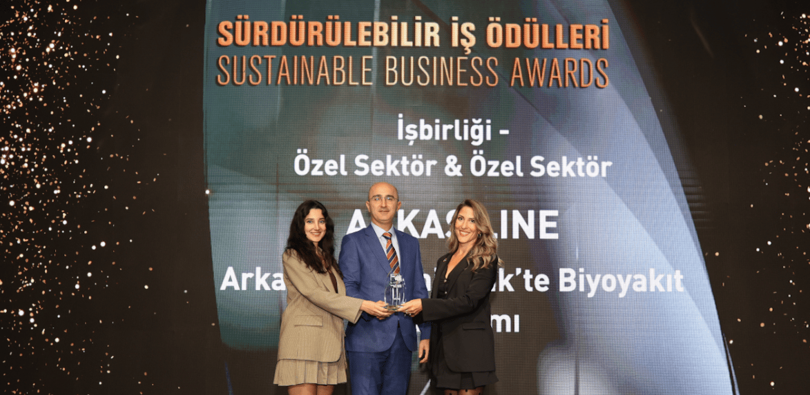 Arkas Line’a biyoyakıt projesiyle sürdürülebilir iş ödülü