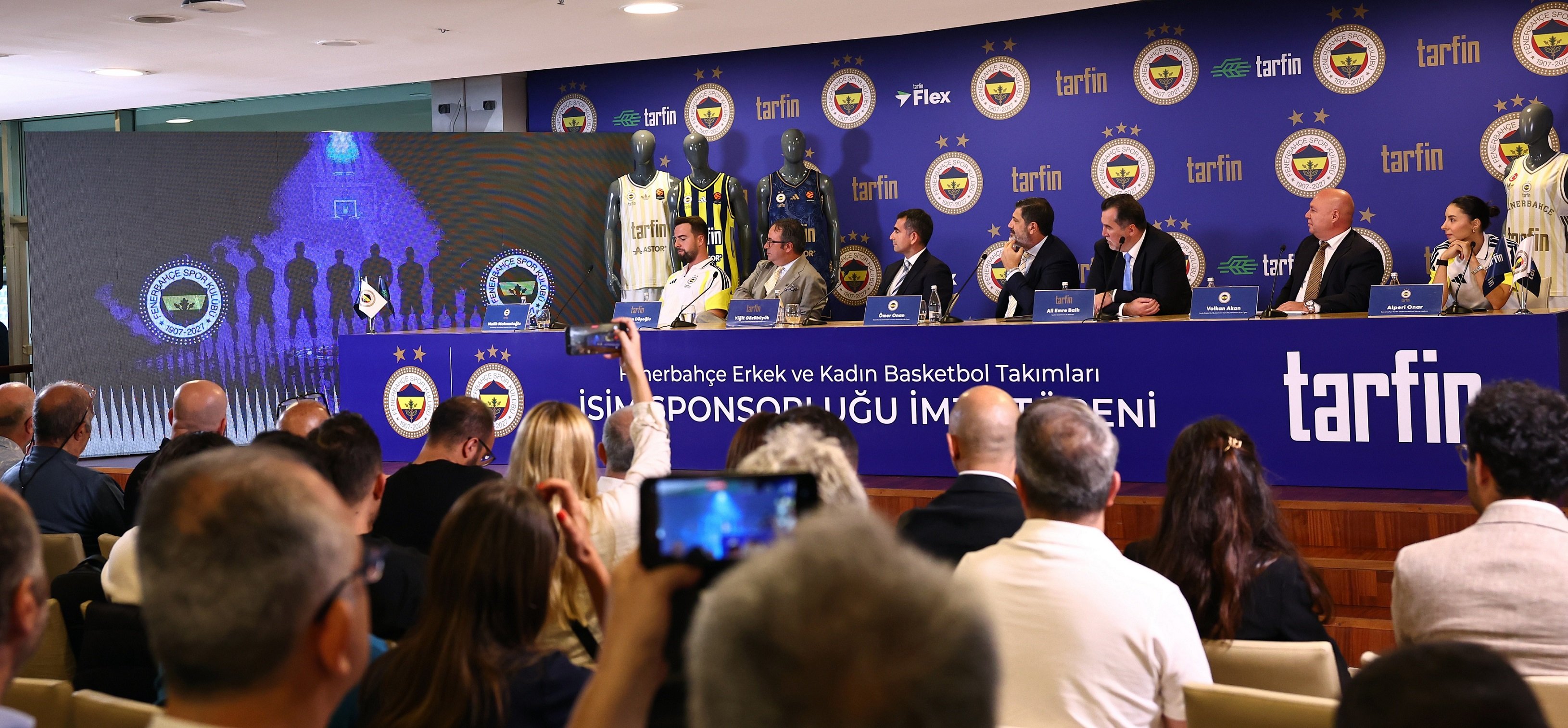 Tarfin, Fenerbahçe Erkek ve Kadın Basketbol Takımlarının sponsoru oldu