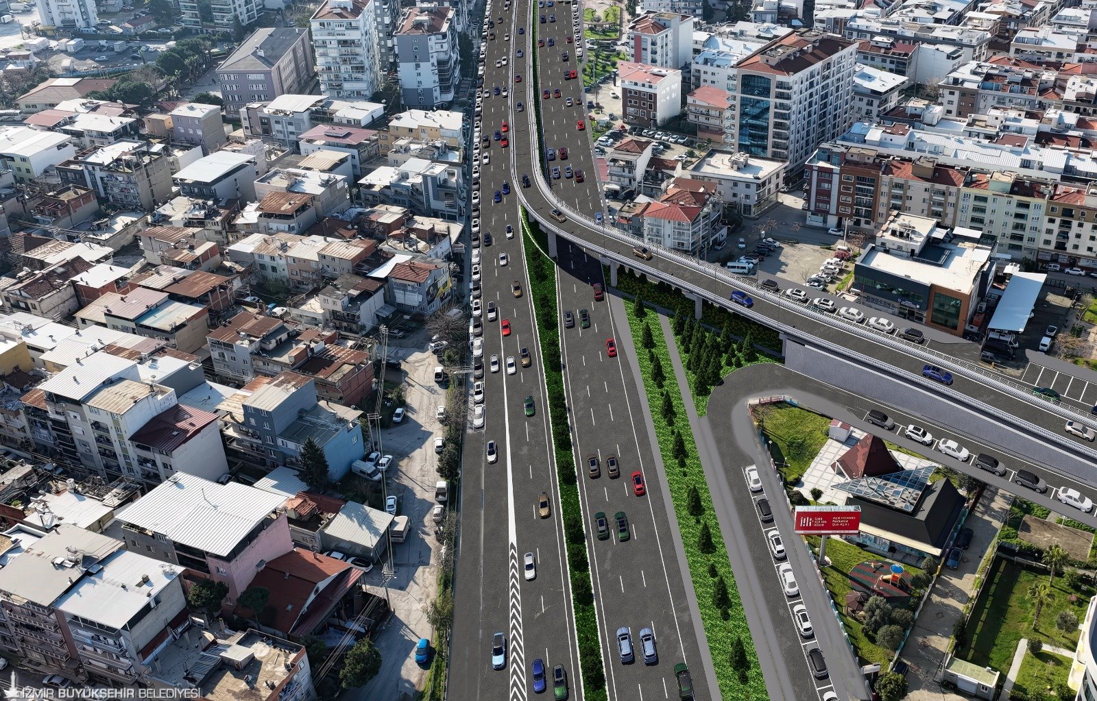 Büyükşehir’den iki bulvarı bağlayacak üst geçit